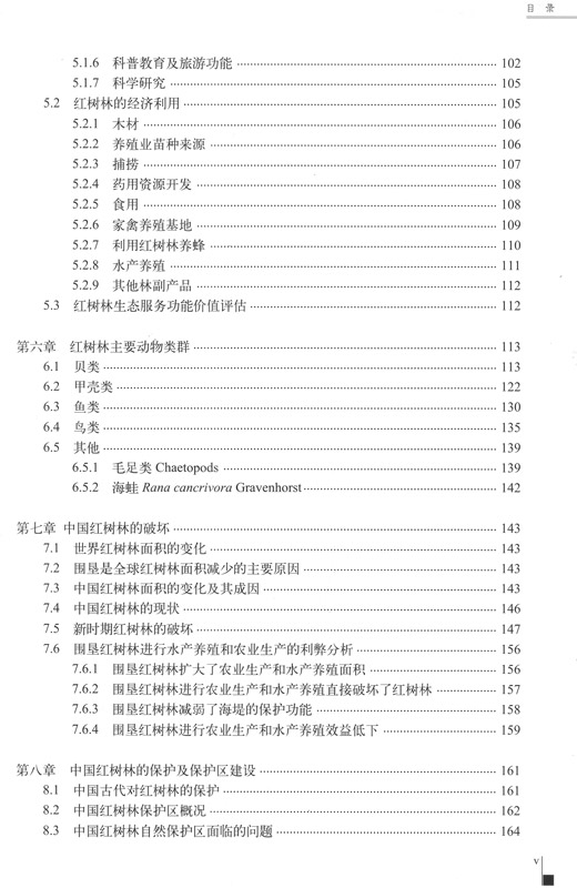 The Mangroves of China - inhaltsverzeichnis